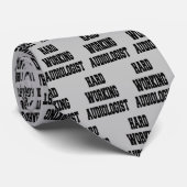 Cravate Audiologiste de travail acharné (Roulé)