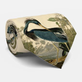 Cravate Audubon Louisiana Heron (Roulé)