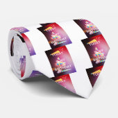 Cravate Aujourd'hui est mon art d'anniversaire (Roulé)