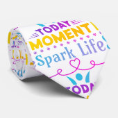 Cravate Aujourd'hui Moment, la vie étincelante (Roulé)