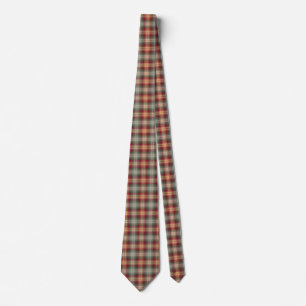 Cravate Auld Scotland Tartan Plaid Motif
