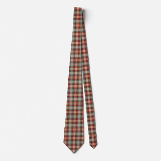 Cravate Auld Scotland Tartan Plaid Motif (Devant)