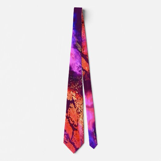 Cravate Aurora-Inspired Luxury Art (Devant)