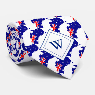 Cravate AUSTRALIE Christian Monogramme