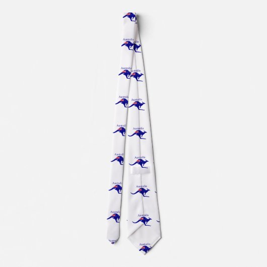 Cravate Australie Drapeau Kangaroo Thunder_Cove (Dos)