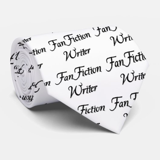 Cravate Auteur de fiction de fan (Roulé)