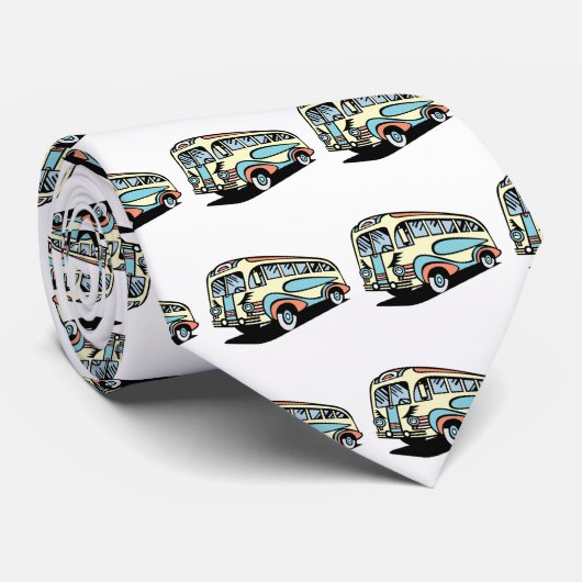 Cravate autocar retro (Roulé)