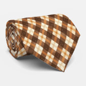 Cravate Automne Brown (Roulé)