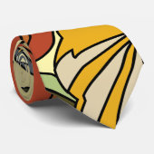 Cravate Automne Citrouilles colorés (Roulé)