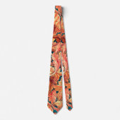 Cravate Automne Morris Feuilles (Devant)