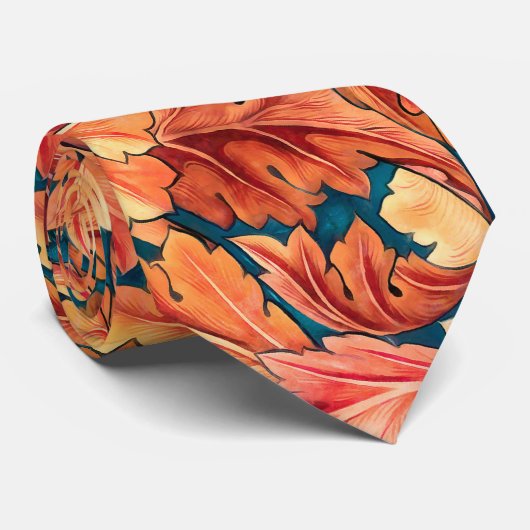 Cravate Automne Morris Feuilles (Roulé)
