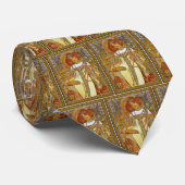 Cravate "Automne" par Alphonse [Alfons] Mucha (Roulé)