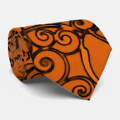 Cravate Automne Swirl (Roulé)