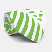 Cravate automne tropical, motifs de feuilles d'été (Roulé)