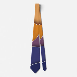 Cravate autumn abstract tie
