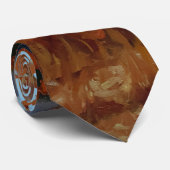 Cravate Autumn Aspen Medley Oranges Reds Yellows Blues (Roulé)