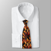 Cravate Autumn Leaves Neck Tie (Attaché)