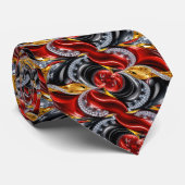 Cravate aux couleurs allemandes Design (Roulé)