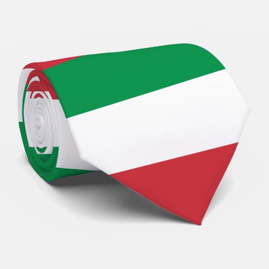 Cravate aux couleurs italiennes (Roulé)