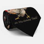 Cravate Avant thanksgiving Turquie mon cou douloureux (Roulé)