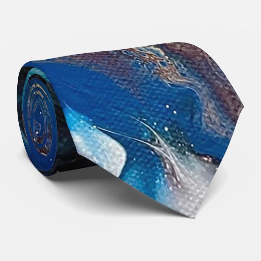 Cravate avec abstrait (Roulé)