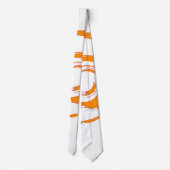 Cravate avec Big Orange Twirl (Dos)