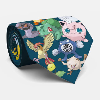 Cravate avec caractères