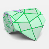 Cravate avec design plus vert (Roulé)