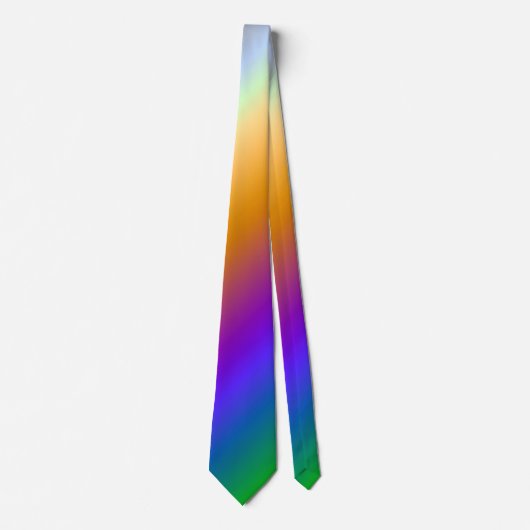 Cravate Avec Diagonale Multicolor Teintes Gradatio (Devant)