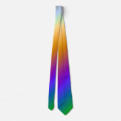 Cravate Avec Diagonale Multicolor Teintes Gradatio (Dos)