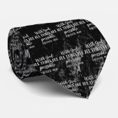 Cravate Avec Dieu toutes les choses sont bible chrétienne (Roulé)