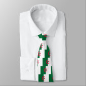 Cravate avec Drapeau d'Algérie (Attaché)