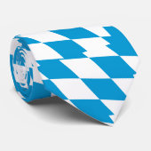 Cravate avec Drapeau de Bavière, Allemagne (Roulé)