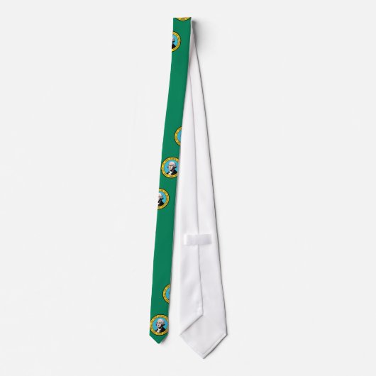 Cravate avec Drapeau de l'Etat de Washington - Eta (Dos)