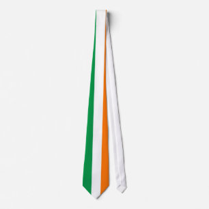 Cravate avec drapeau de l'Irlande