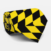 Cravate avec Drapeau de Munich, Bavière (Roulé)