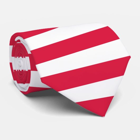 Cravate avec Drapeau de Pologne (Roulé)