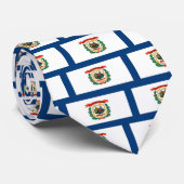 Cravate avec Drapeau de Virginie-Occidentale, U.S. (Roulé)