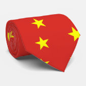 Cravate avec Drapeau du Vietnam (Roulé)