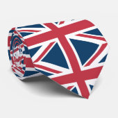 Cravate avec le drapeau britannique Union Jack (Roulé)
