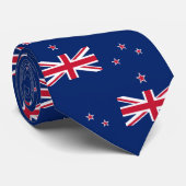 Cravate avec le drapeau de la Nouvelle-Zélande (Roulé)