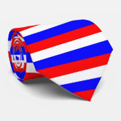 Cravate avec le drapeau de la Russie (Roulé)