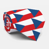 Cravate avec le drapeau de la Tchéquie (Roulé)