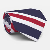 Cravate avec le drapeau de la Thaïlande (Roulé)