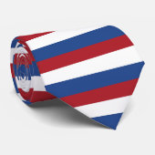 Cravate avec le drapeau de Pays-Bas (Roulé)