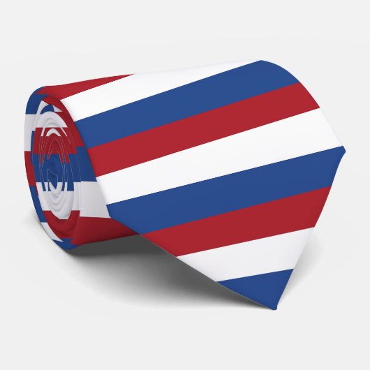 Cravate avec le drapeau de Pays-Bas (Roulé)