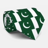 Cravate avec le drapeau du Pakistan (Roulé)