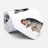 Cravate avec le motif de roi de porc - drôle (Roulé)