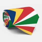 Cravate avec Seychelles Colours Design (Roulé)