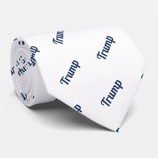 Cravate avec Trump (Roulé)
